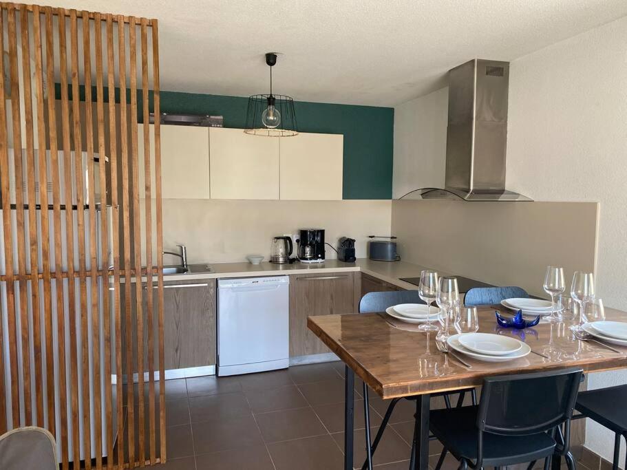 Cosy T3 Gare Terrasse + Parking Apartment Sete Luaran gambar