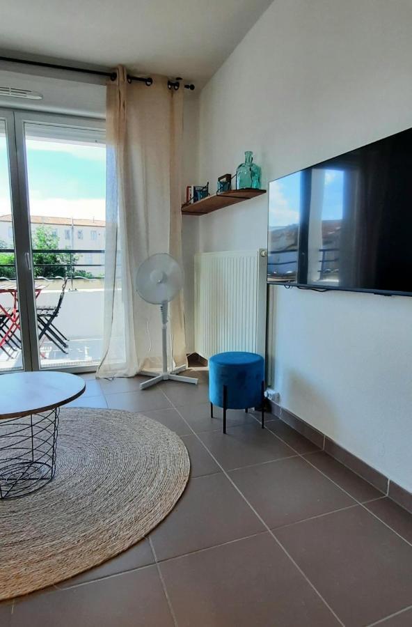 Cosy T3 Gare Terrasse + Parking Apartment Sete Luaran gambar